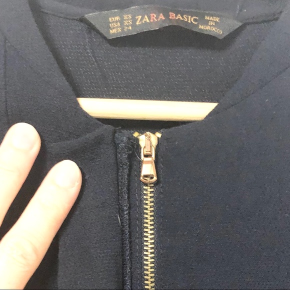 Zara Navy Blue Jumpsuit Size S - Picture 4 of 9